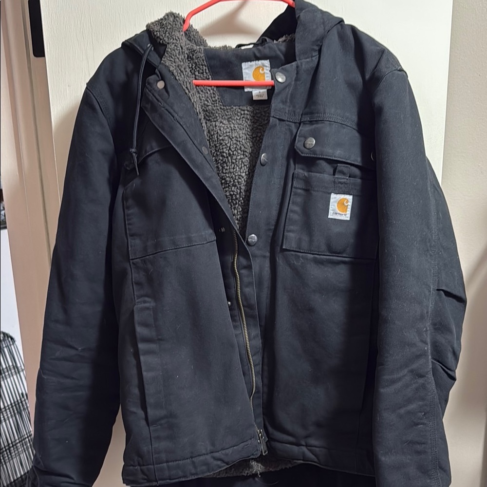 Carhartt Black Hooded Jacket